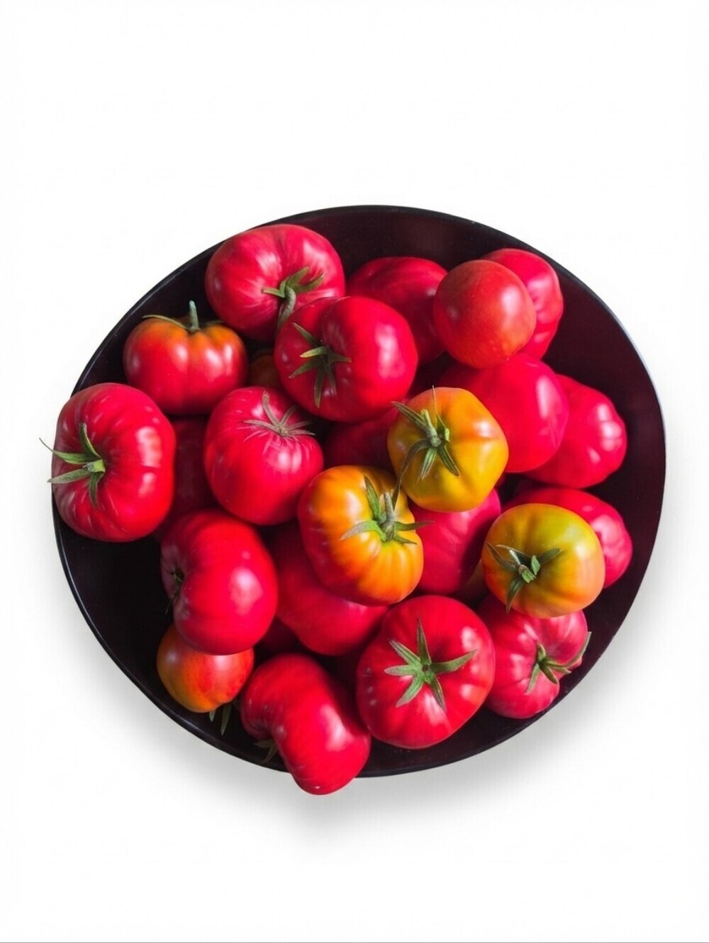 Artificial Heirloom Tomatoes Large Lot Fake Fruit Kitchen Decor Bowl Filler